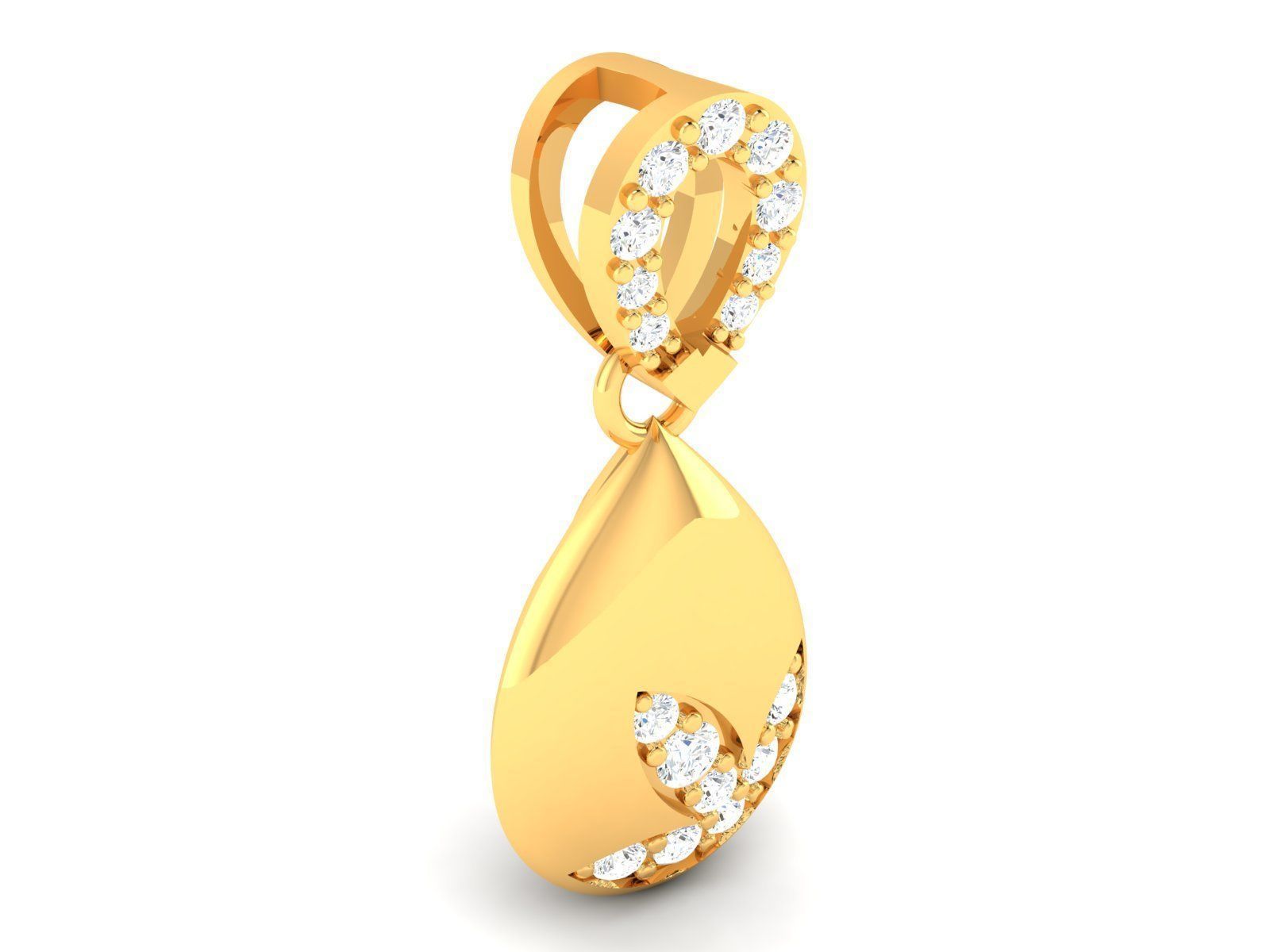 Women Pendants 3dm STL OBJ FBX Render Details 3D print model_4