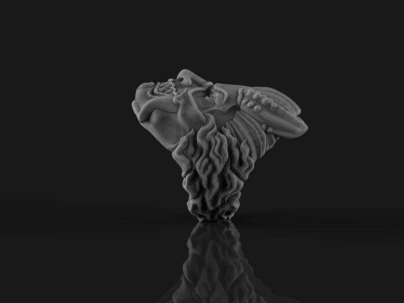 Ring Japanese demon 3d model for 3d printing 3D print model 3D print model_18