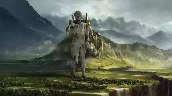 Sidhu Moose Wala 3d Model Statue