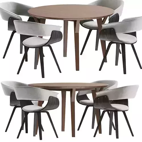 Armen Living Summer Dining Table 3D model