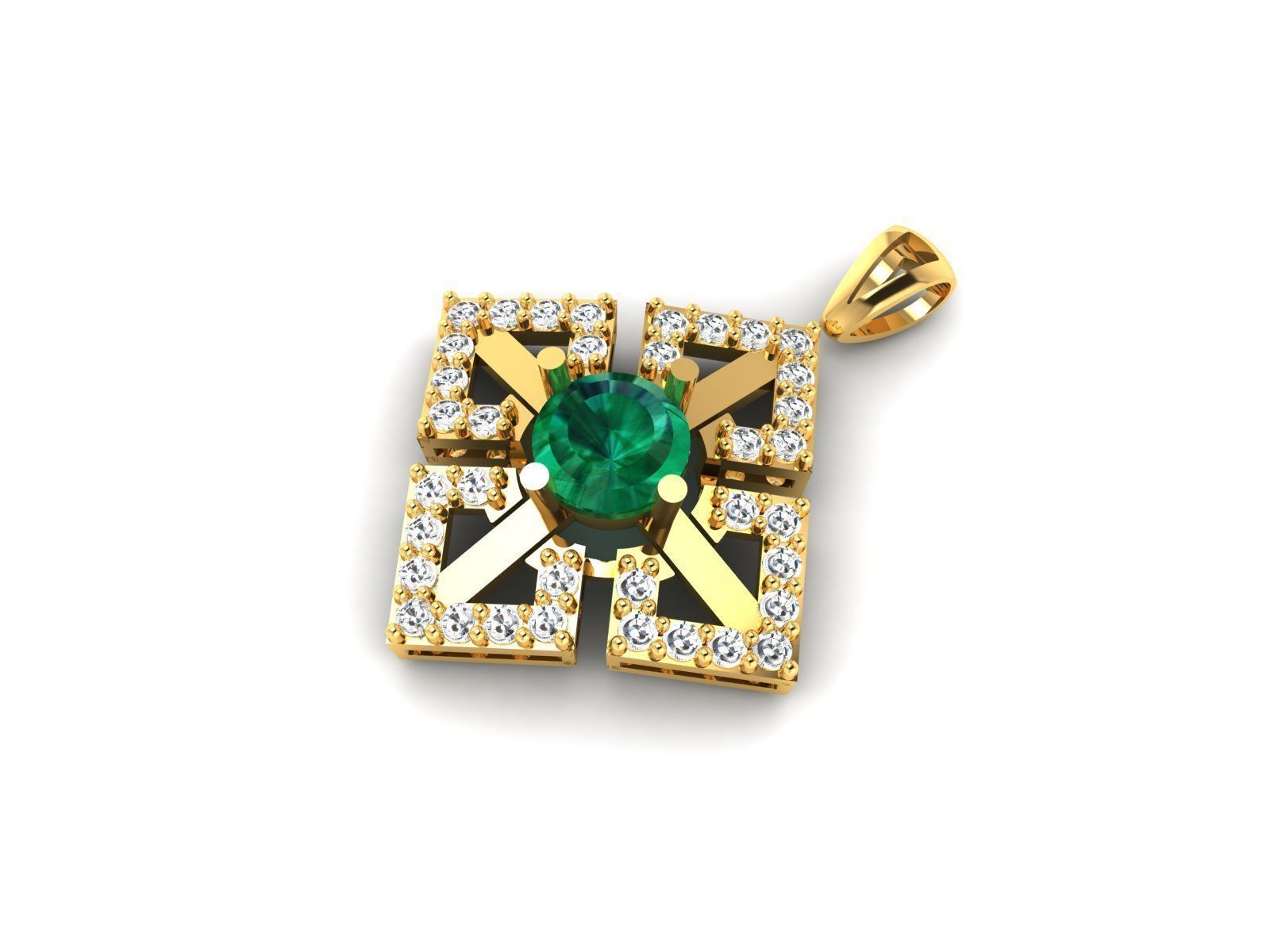 Women Pendants 3dm STL OBJ FBX Render Details 3D print model_1