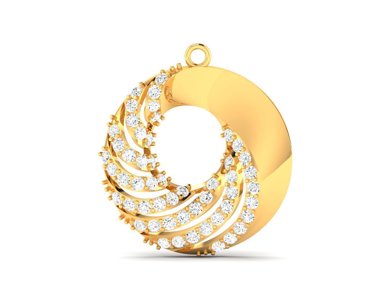 Women Pendants 3dm STL OBJ FBX Render Details 3D print model_9