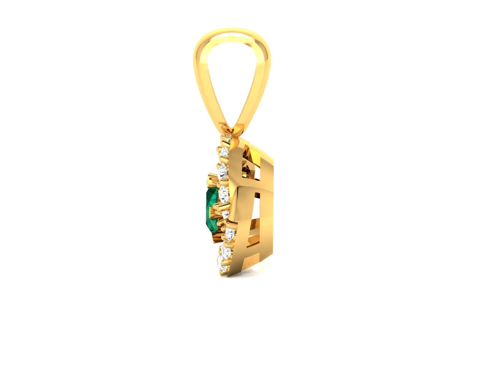 Women Pendants 3dm STL OBJ FBX Render Details 3D print model_2