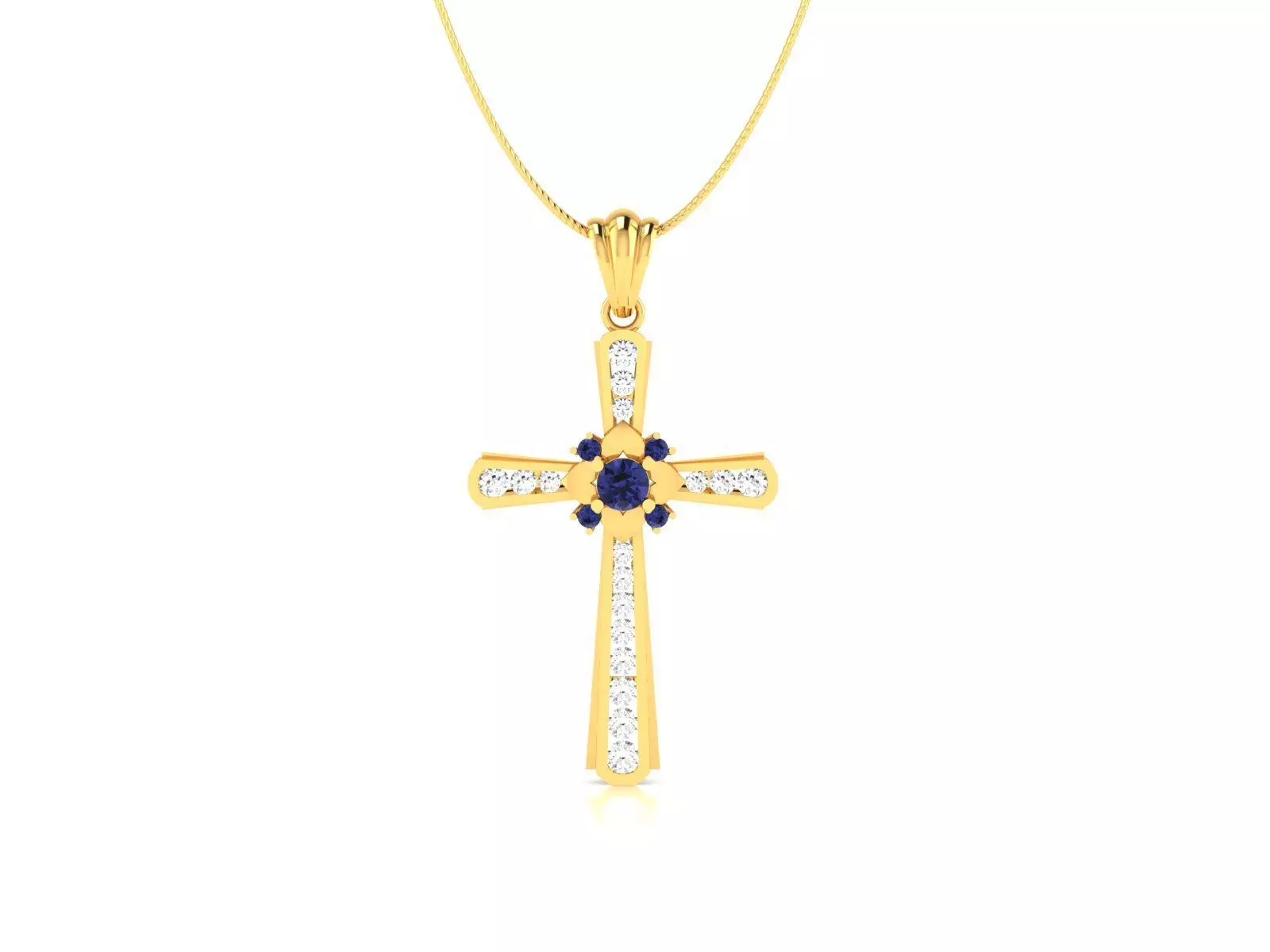 Cross Pendants 3dm STL OBJ FBX Render Details 3D print model_0