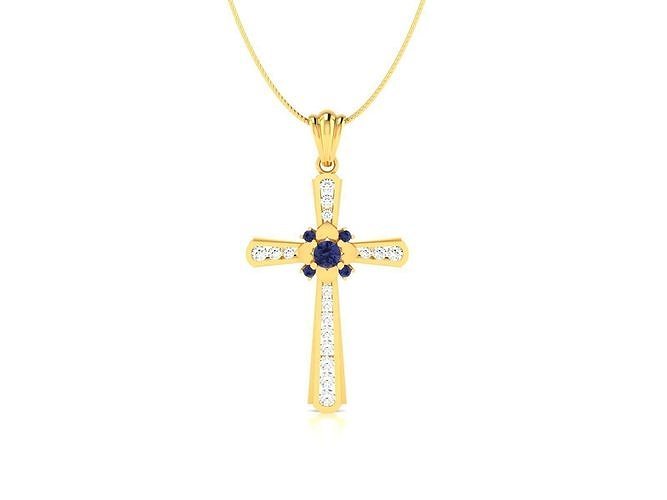 Cross Pendants 3dm STL OBJ FBX Render Details 3D print model