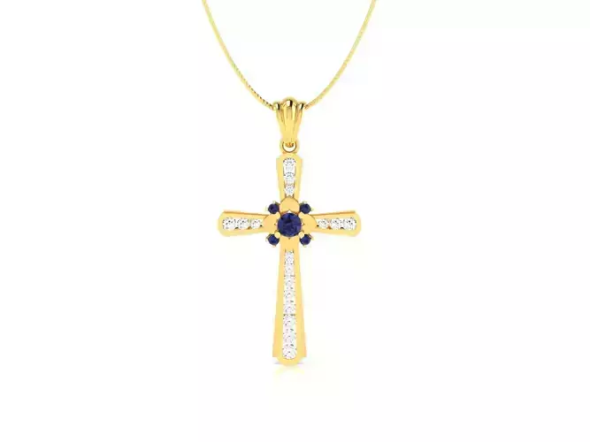 Cross Pendants 3dm STL OBJ FBX Render Details