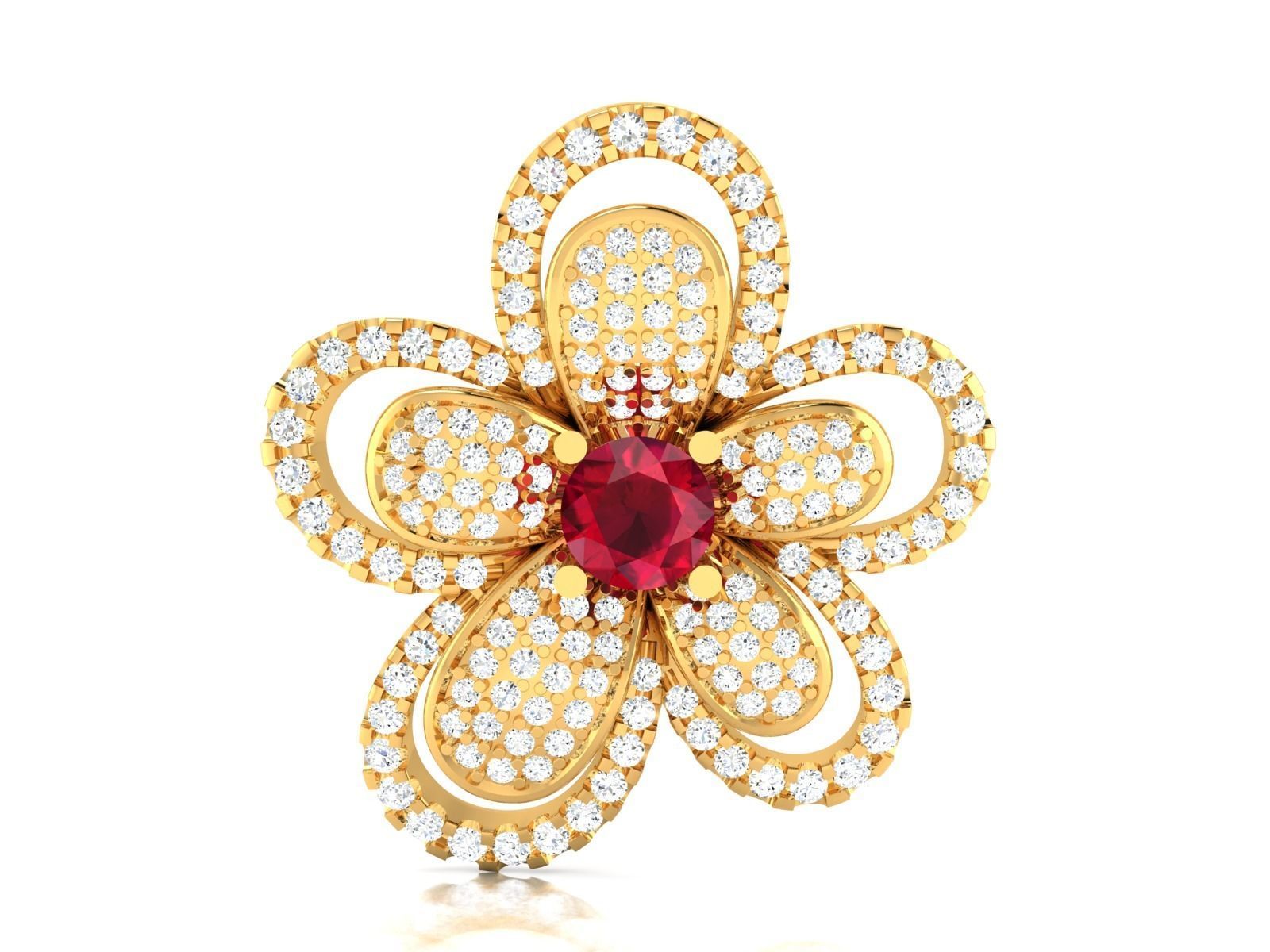 Women Pendants 3dm STL OBJ FBX Render Details 3D print model_12