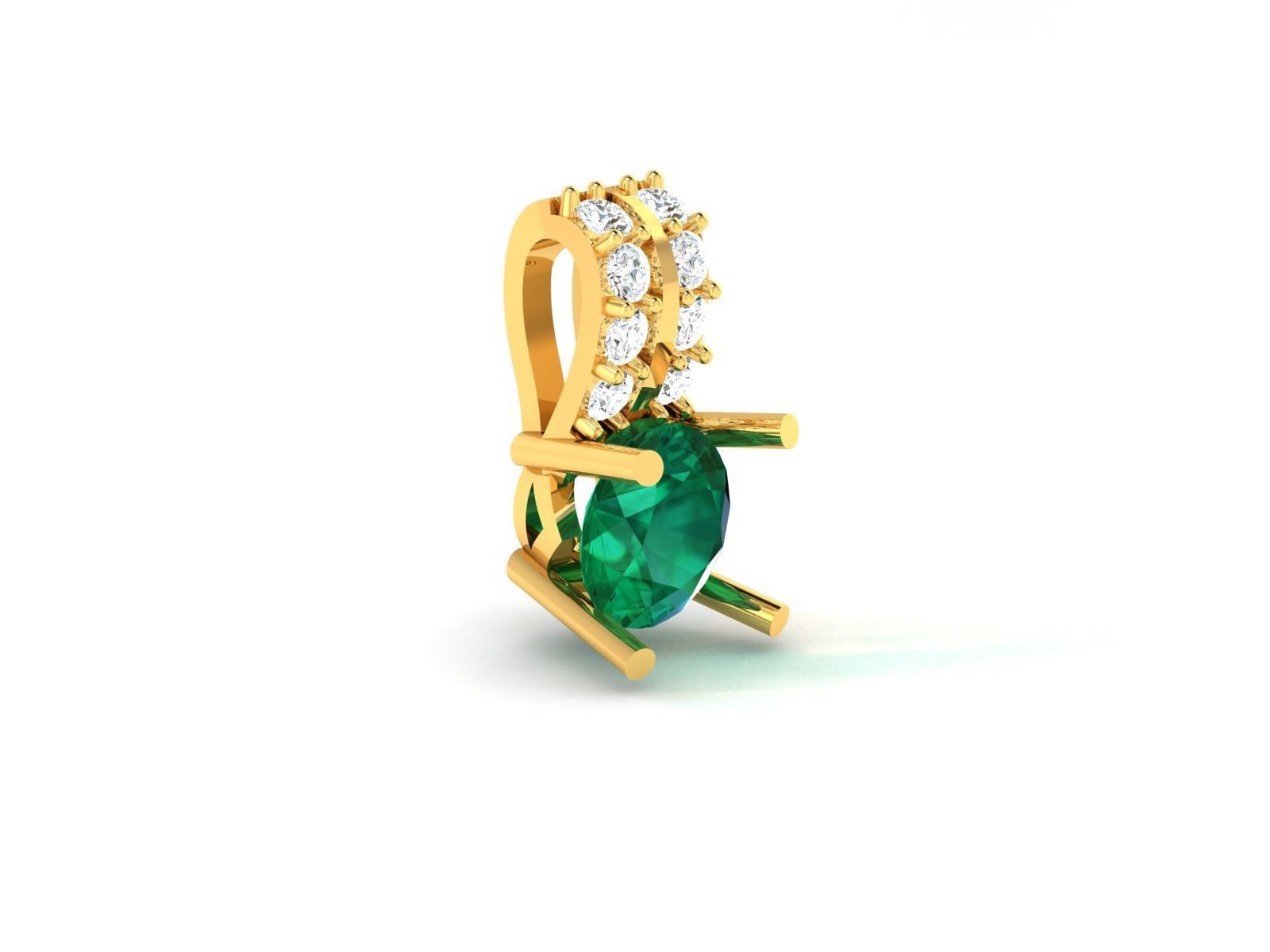 Women Pendants 3dm STL OBJ FBX Render Details 3D print model_2