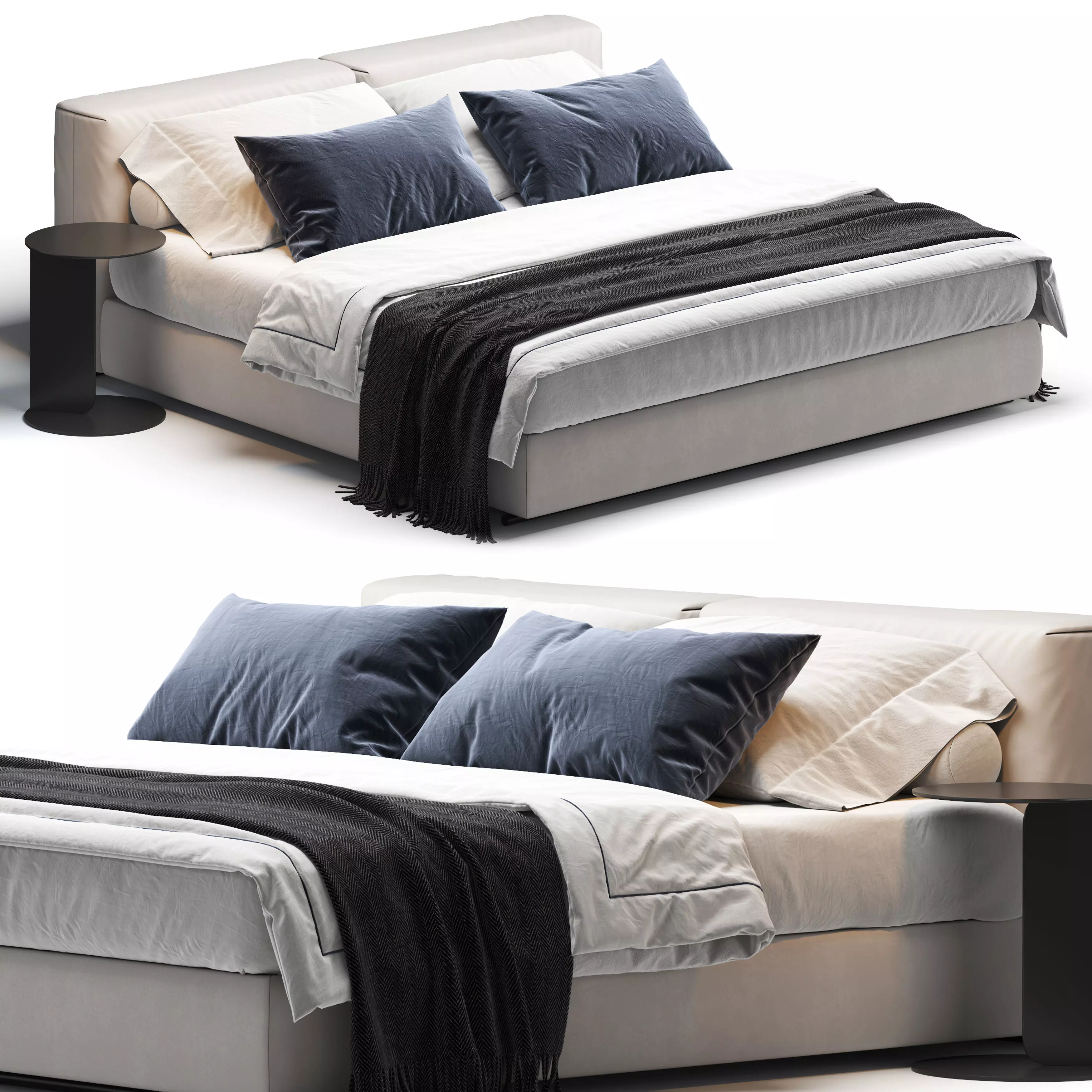 Asolo Bed 3D model_0