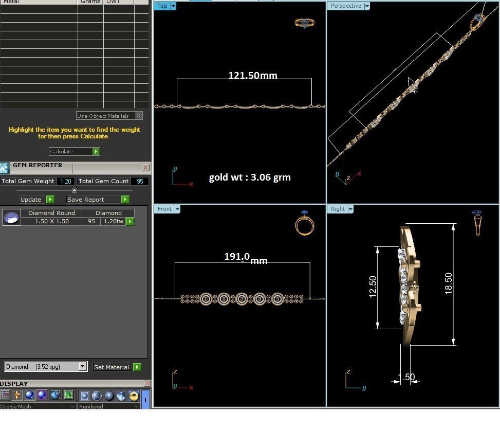 Women Pendants 3dm STL OBJ FBX Render Details 3D print model_6