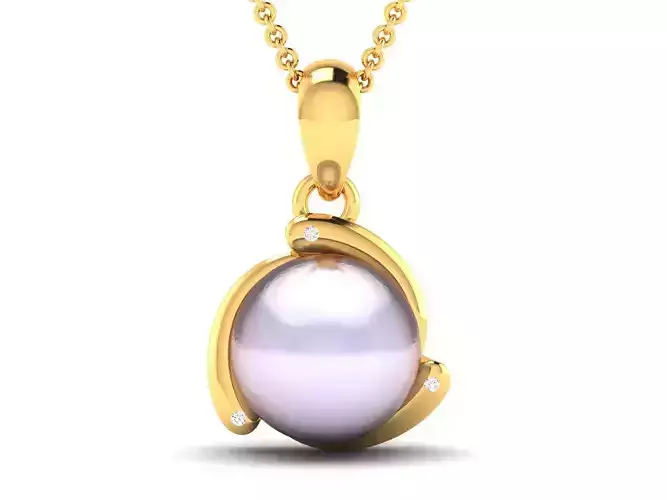 Women Opal Stone Pendants 3dm STL OBJ FBX Render Details