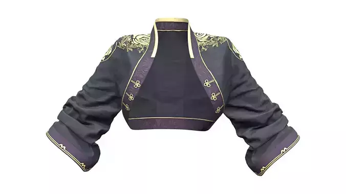Traditional Chinese Japanese Bolero Style Jacket Top