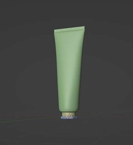 Tube Packaging Free low-poly 3D model