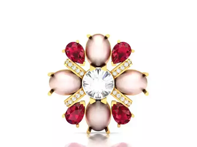 Pear Stone Pendants 3dm STL OBJ FBX Render Details 3D print model Pear Stone Pendants 3dm STL OBJ FBX Render Details 3D print model