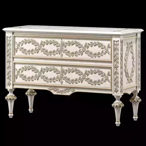 roberto giovannini chest of drawers laurel carving art 525PL