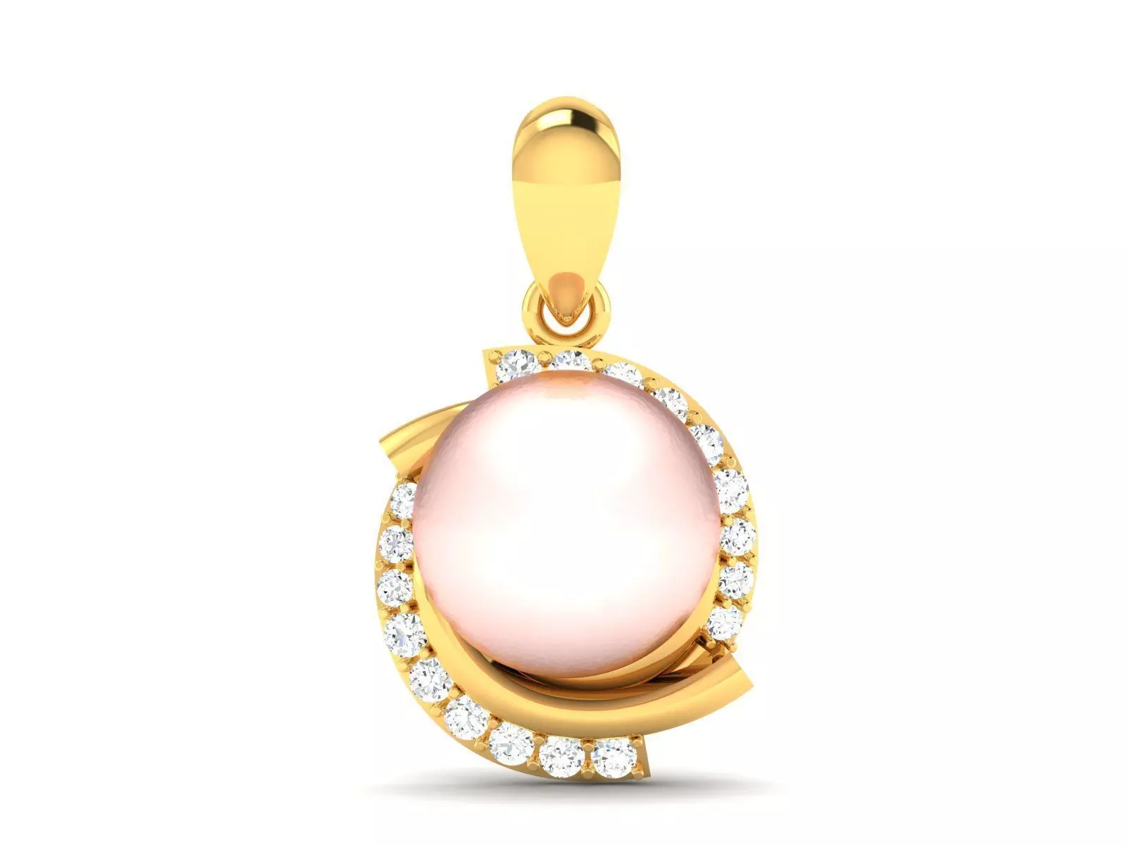 Opal Stone Pendants 3dm STL OBJ FBX Render Details 3D print model