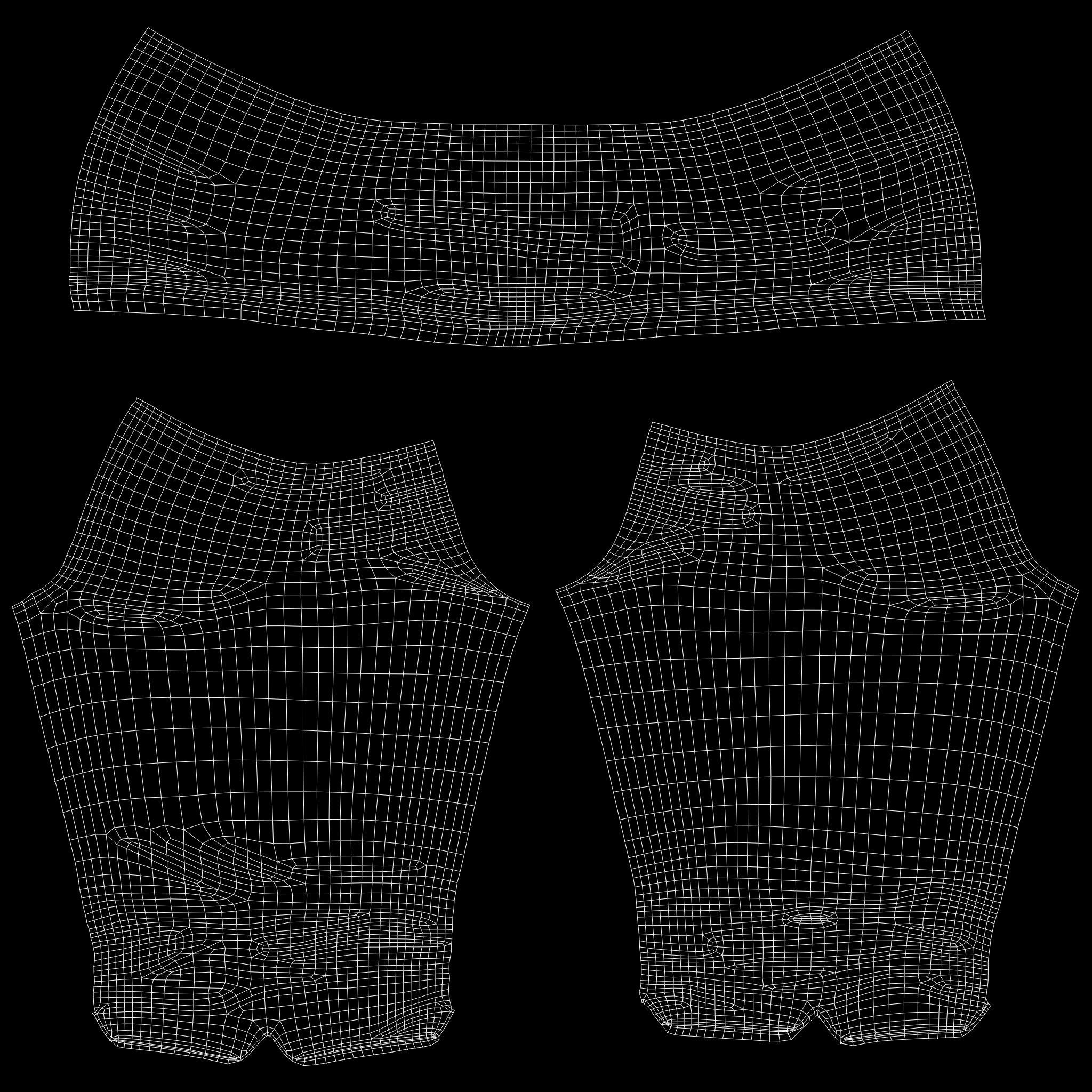 Female Medieval Steampunk Pheasant Full Outfit Costume Low-poly 3D model_18