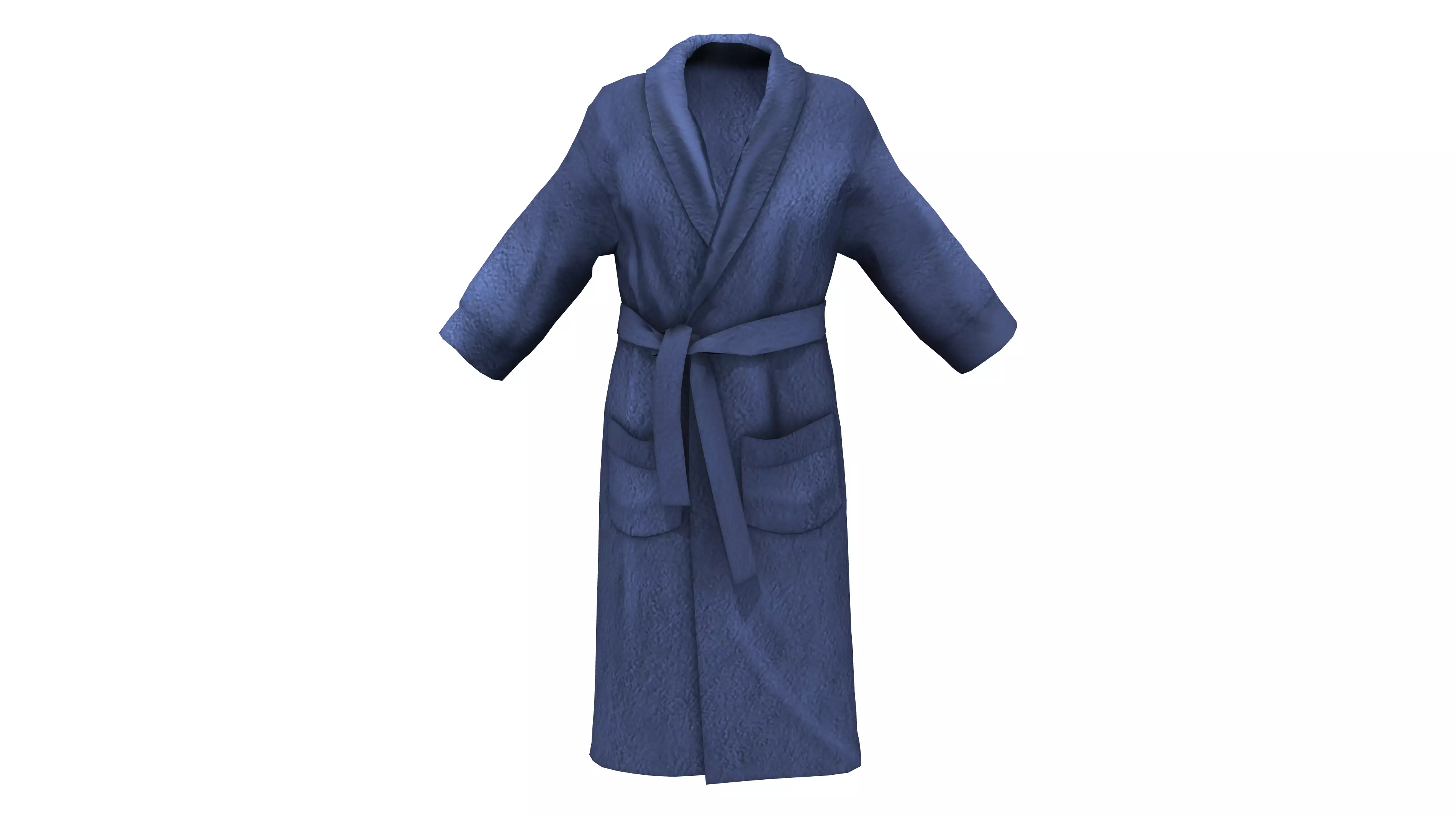 Bathrobe Set Low-poly 3D model