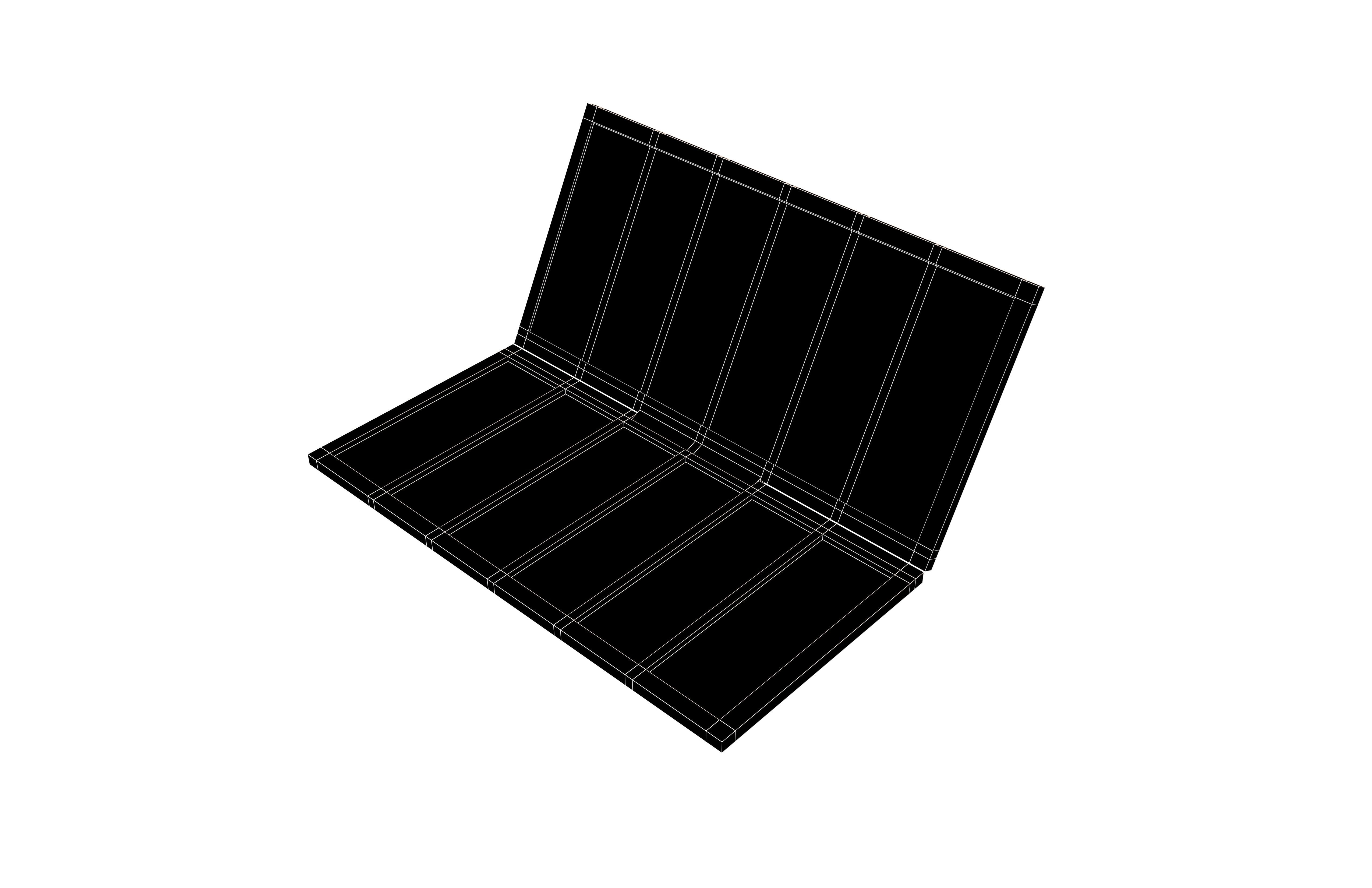 Eyeshadow Palette v1 002 Low-poly 3D model_4