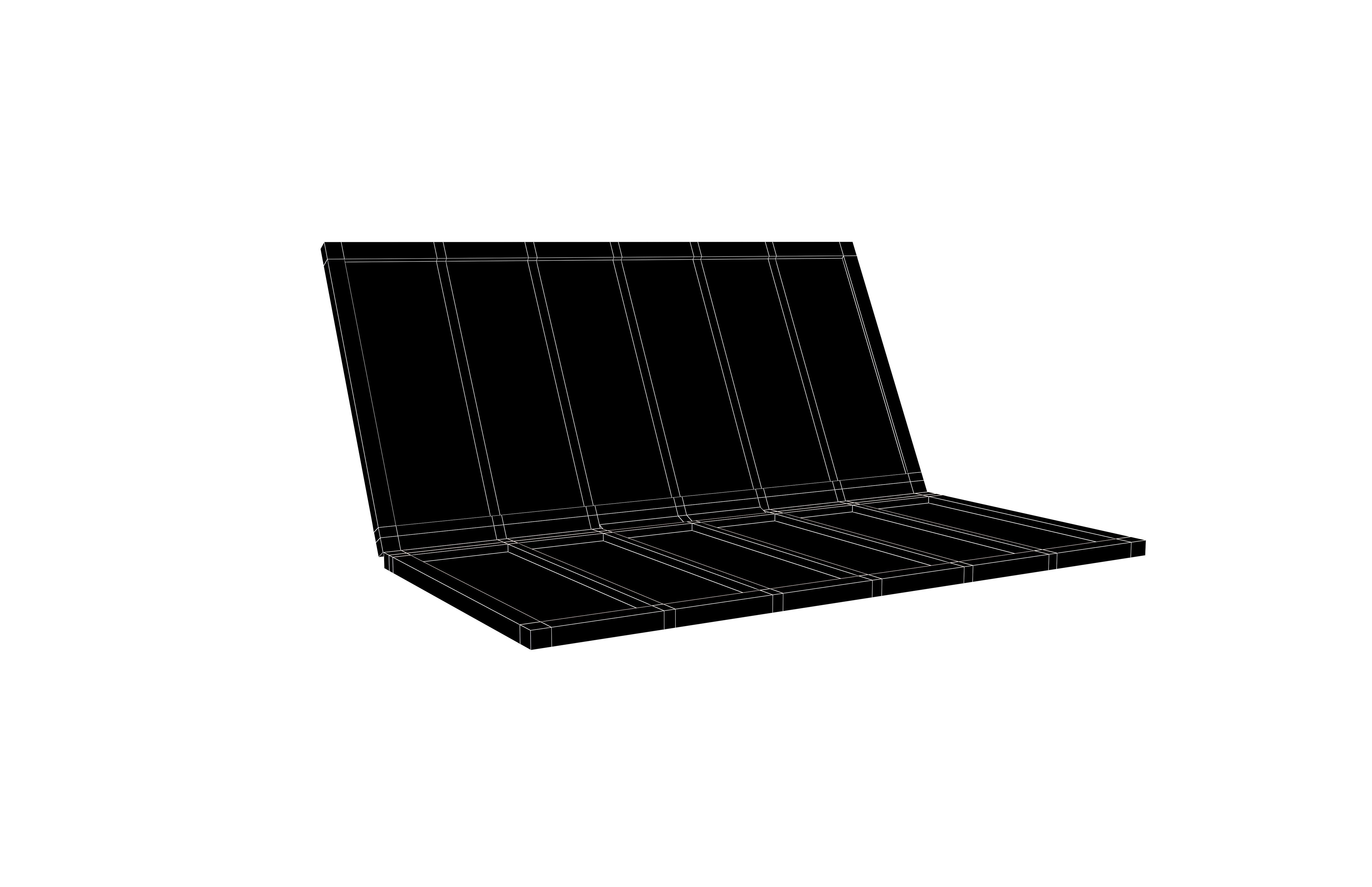 Eyeshadow Palette v1 002 Low-poly 3D model_7