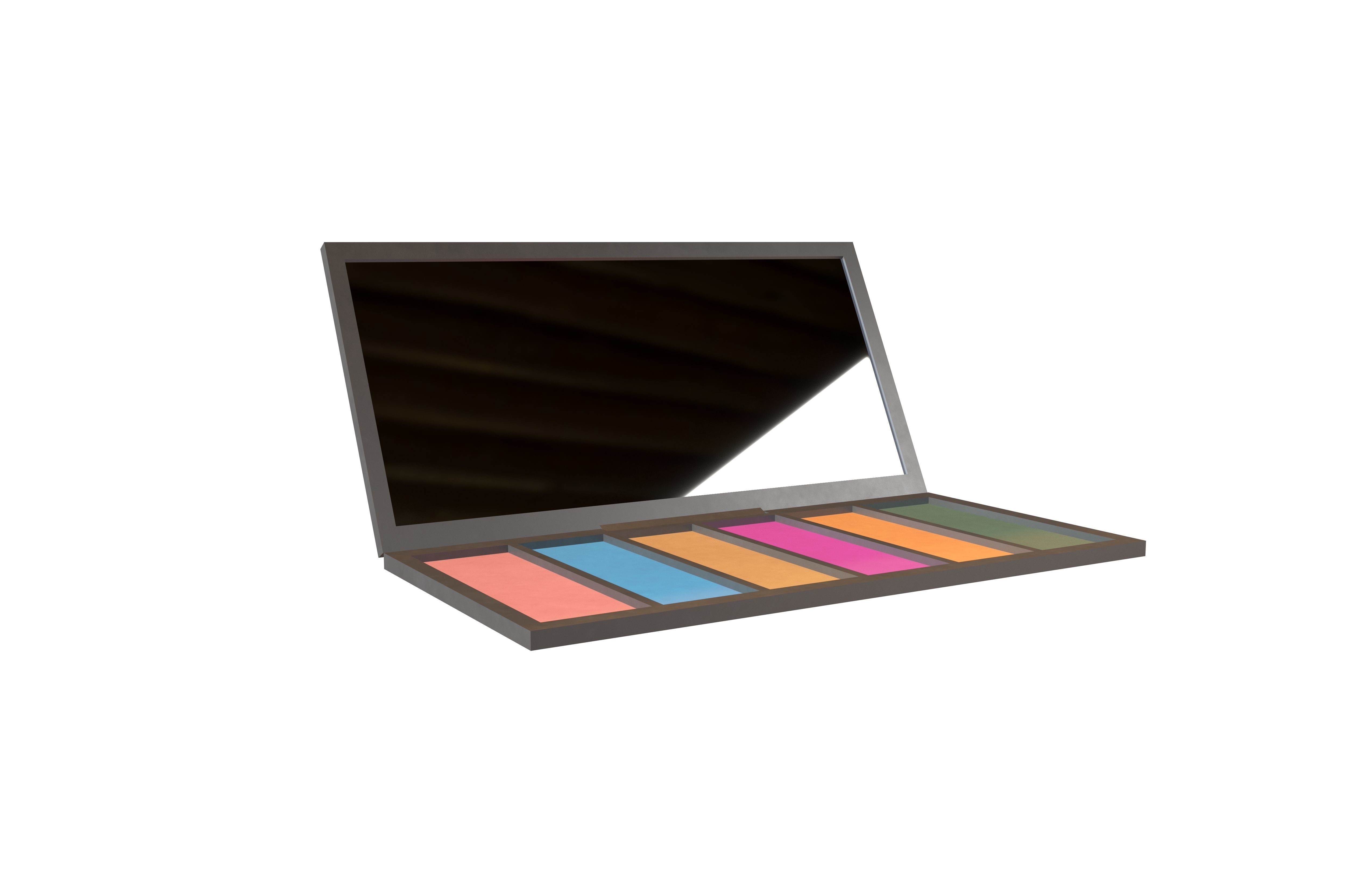 Eyeshadow Palette v1 002 Low-poly 3D model_1