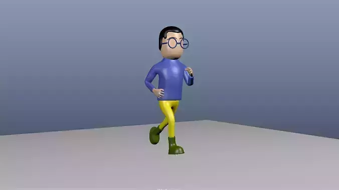 rigged male character