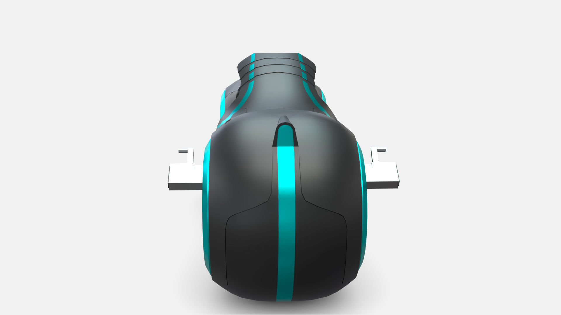 Tron Legacy Lightcycle Low-poly 3D model_10
