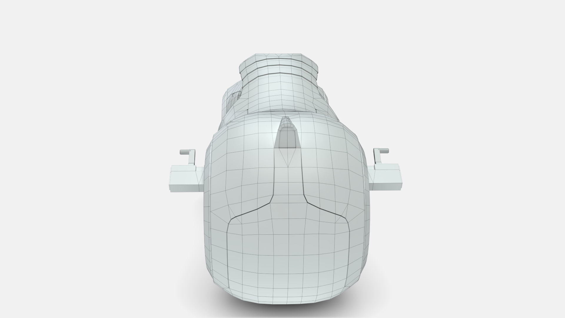 Tron Legacy Lightcycle Low-poly 3D model_37