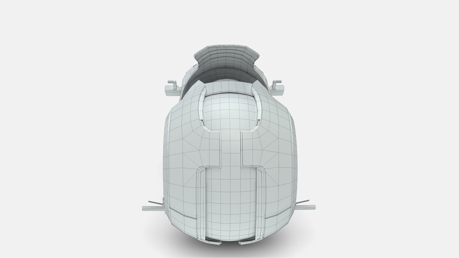 Tron Legacy Lightcycle Low-poly 3D model_34