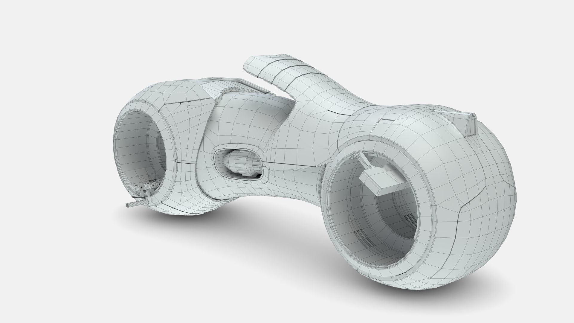Tron Legacy Lightcycle Low-poly 3D model_36