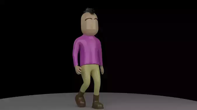 rigged male character