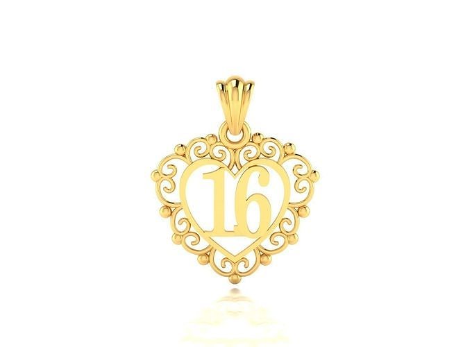Solitaire Women Heart Pendants 3dm STL OBJ FBX Render Details 3D print model