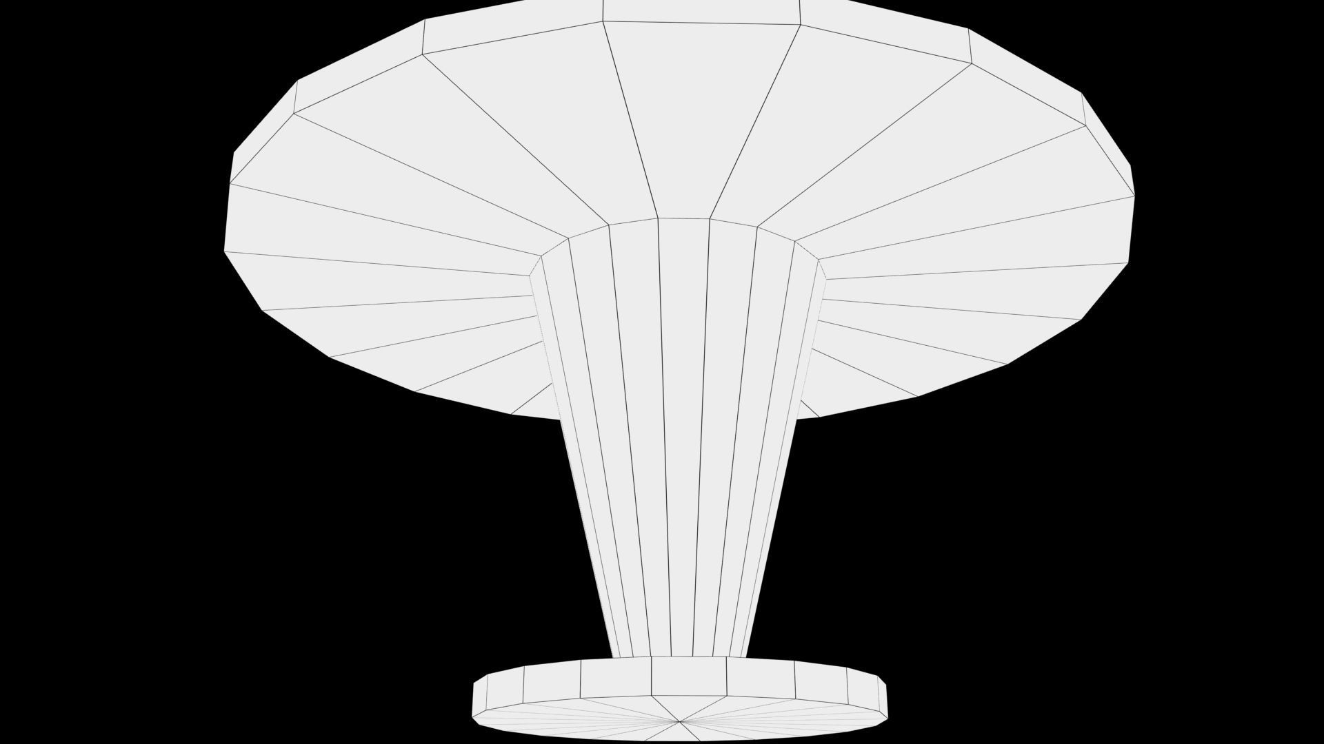 table round Low-poly 3D model_8