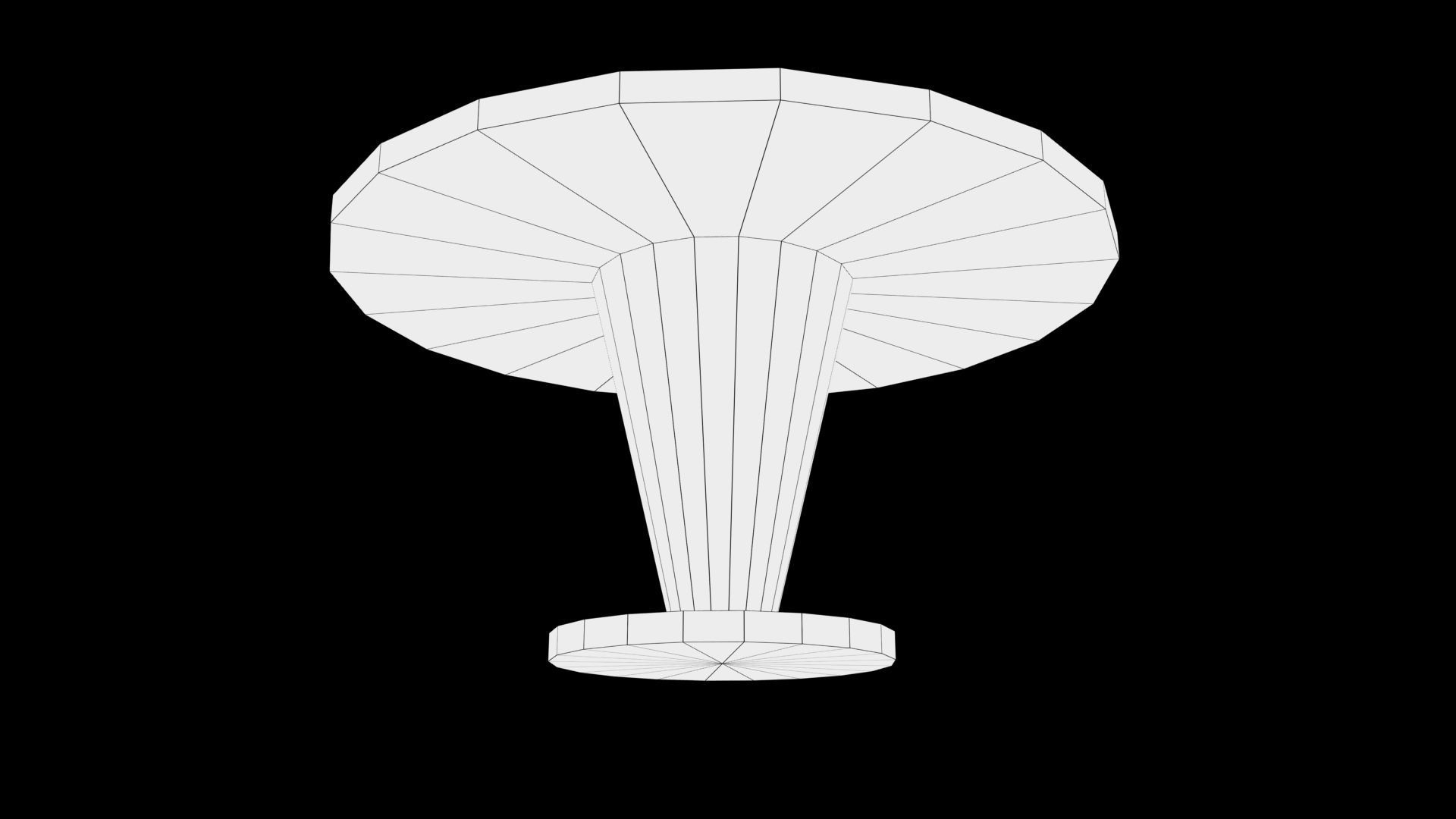 table round Low-poly 3D model_6