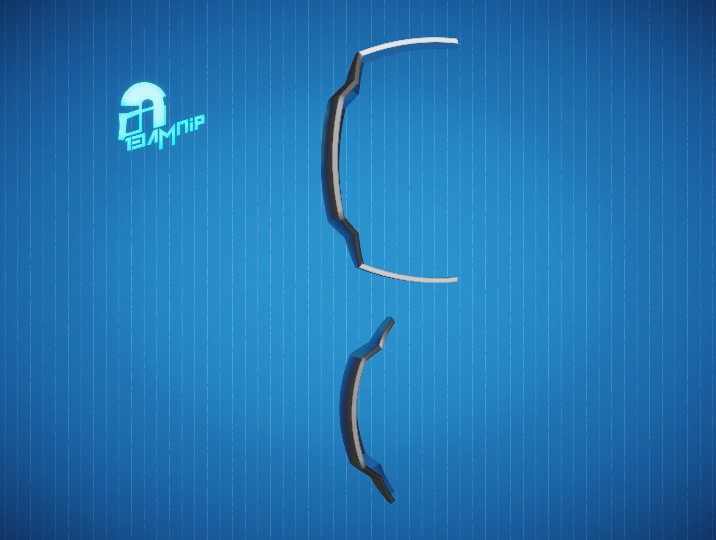 Custom Mandalorian knee armor 3D print model_19