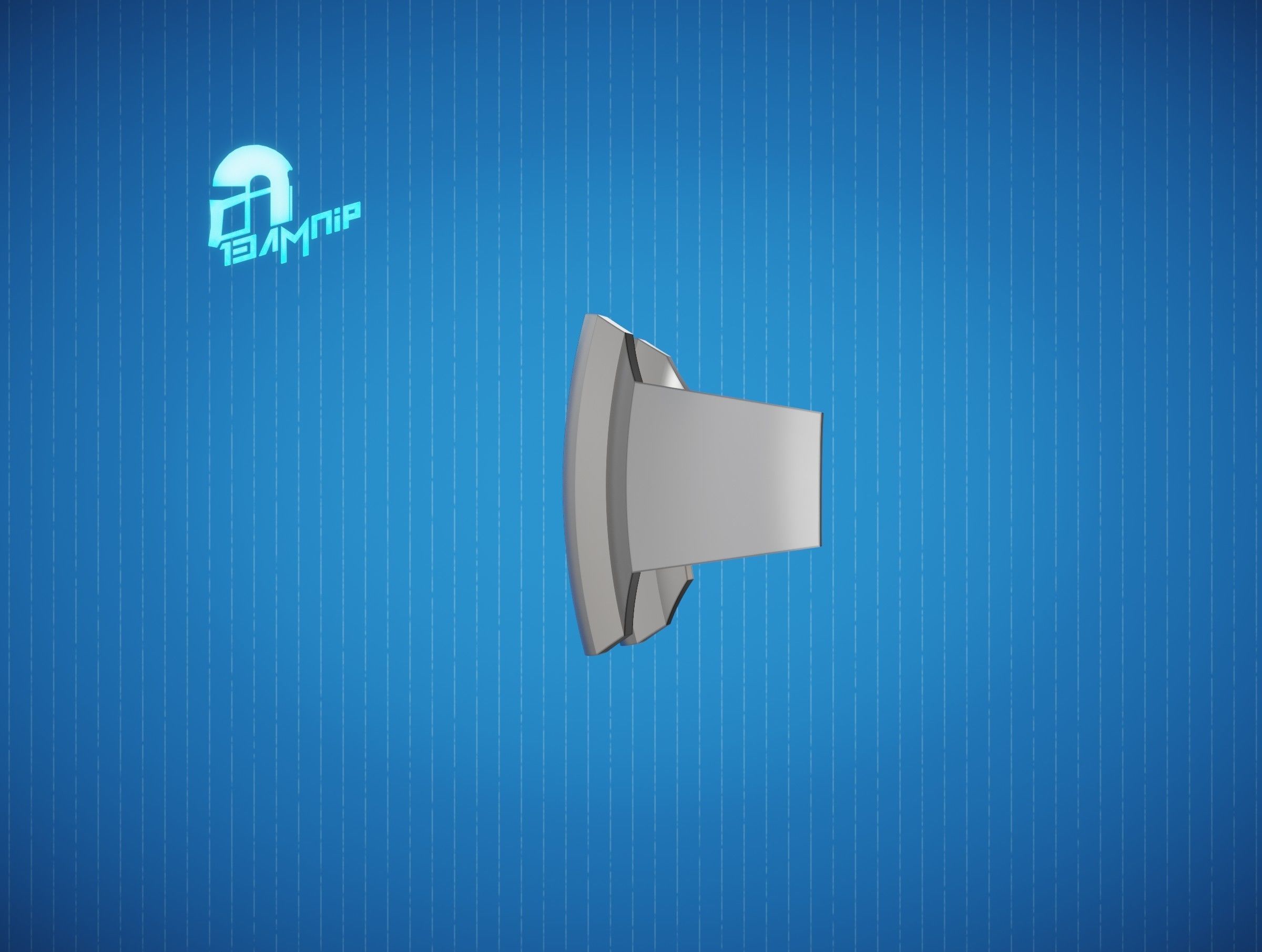 Custom Mandalorian knee armor 3D print model_4