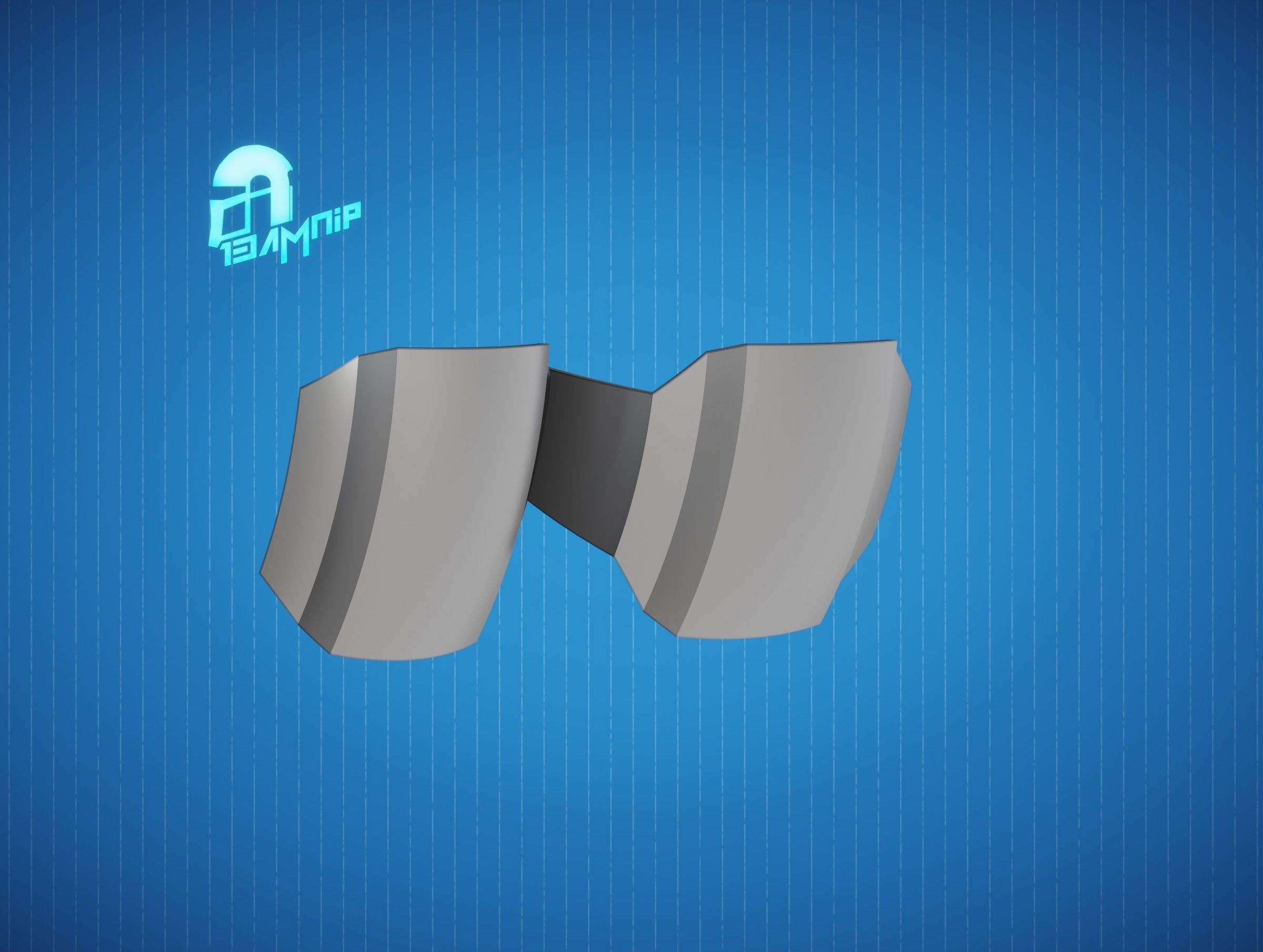 Custom Mandalorian knee armor 3D print model_20