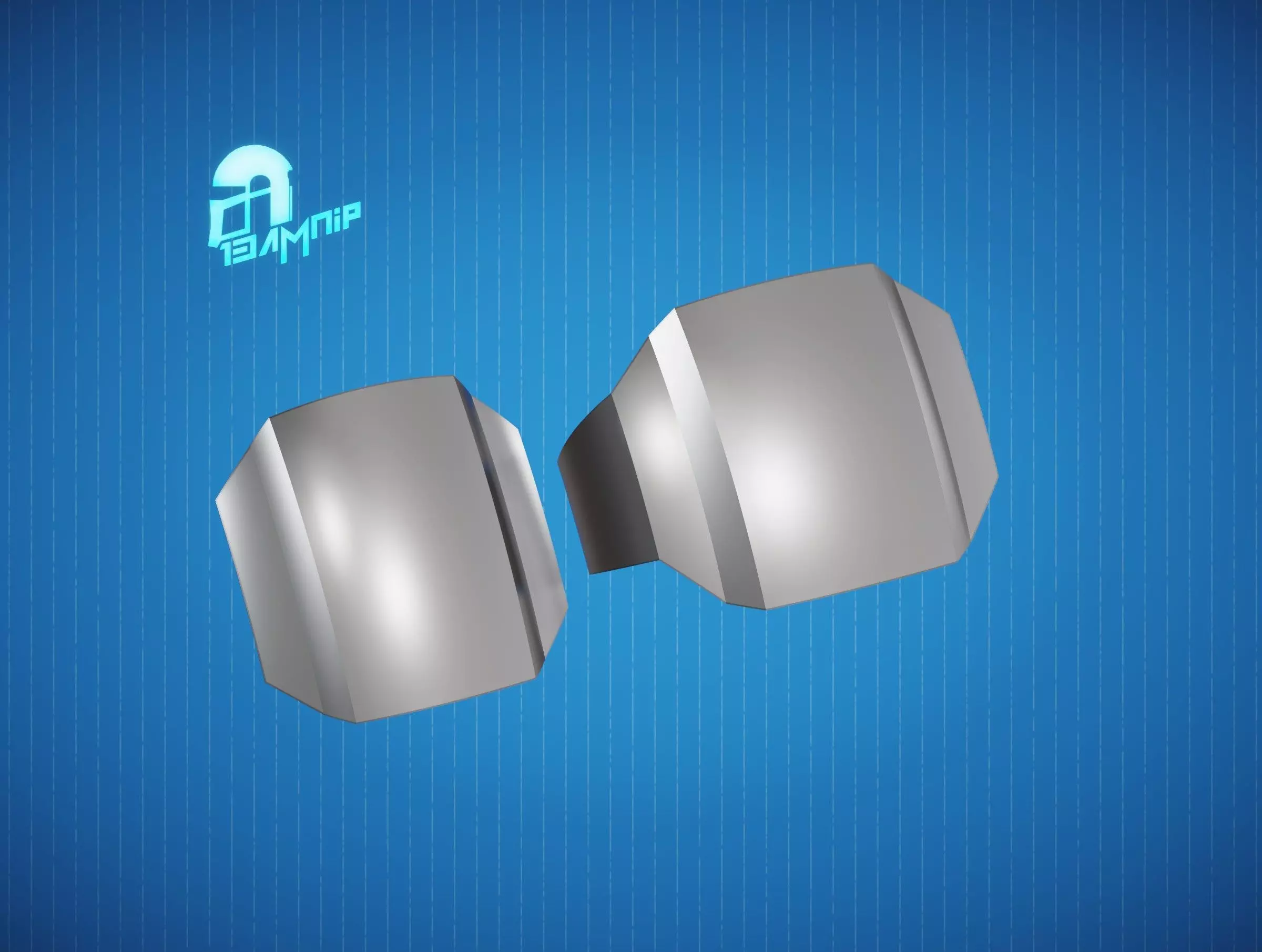 Custom Mandalorian knee armor 3D print model_0