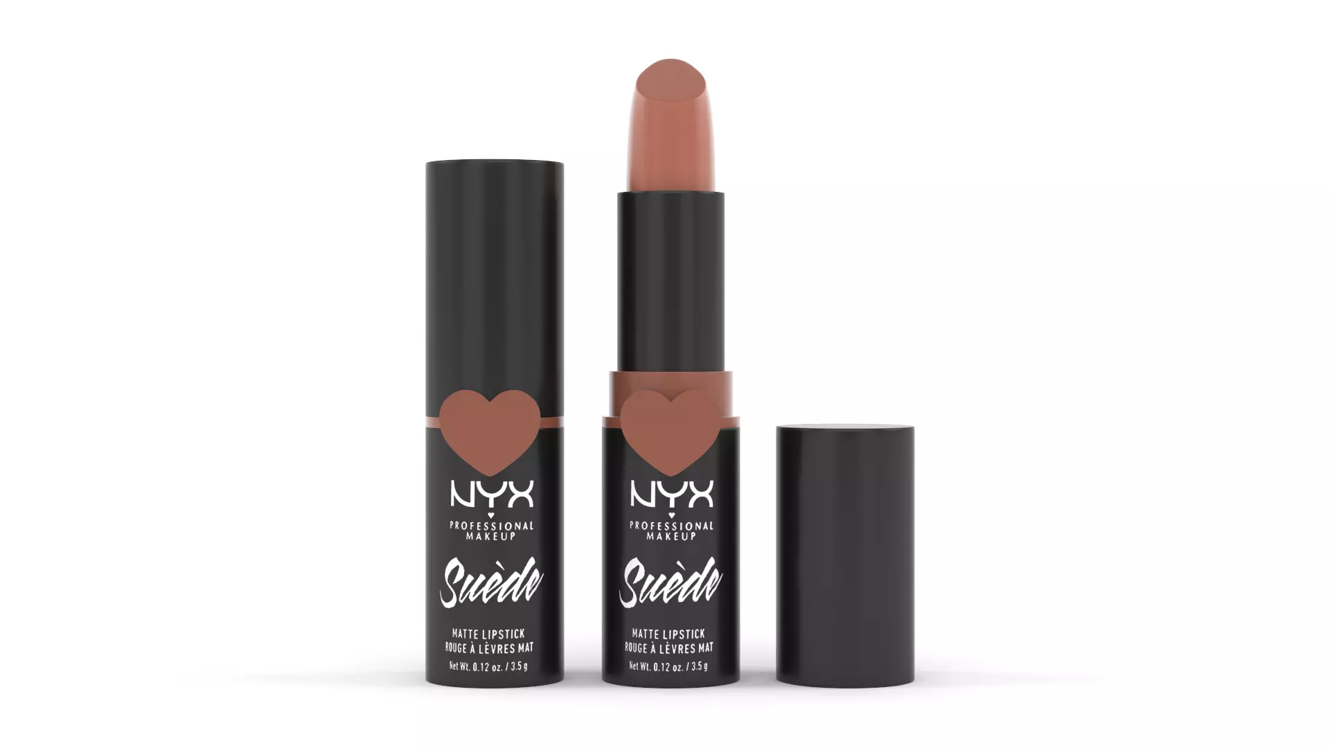 Lipstick nyx cosmetics in nude 3D model_0