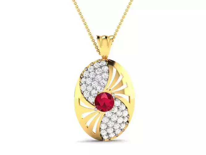 Solitaire Women Pendants 