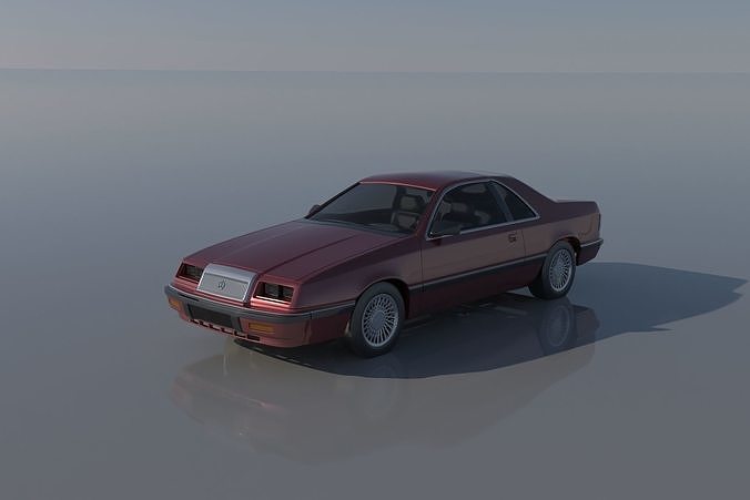Chrysler LeBaron Coupe 1989 3D print model
