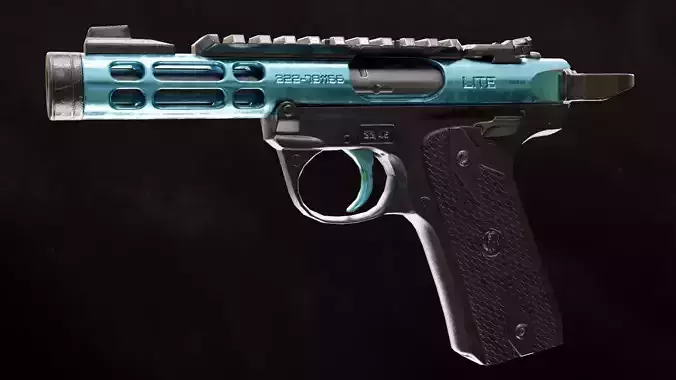 Ruger Mark IV Low-poly 3D model