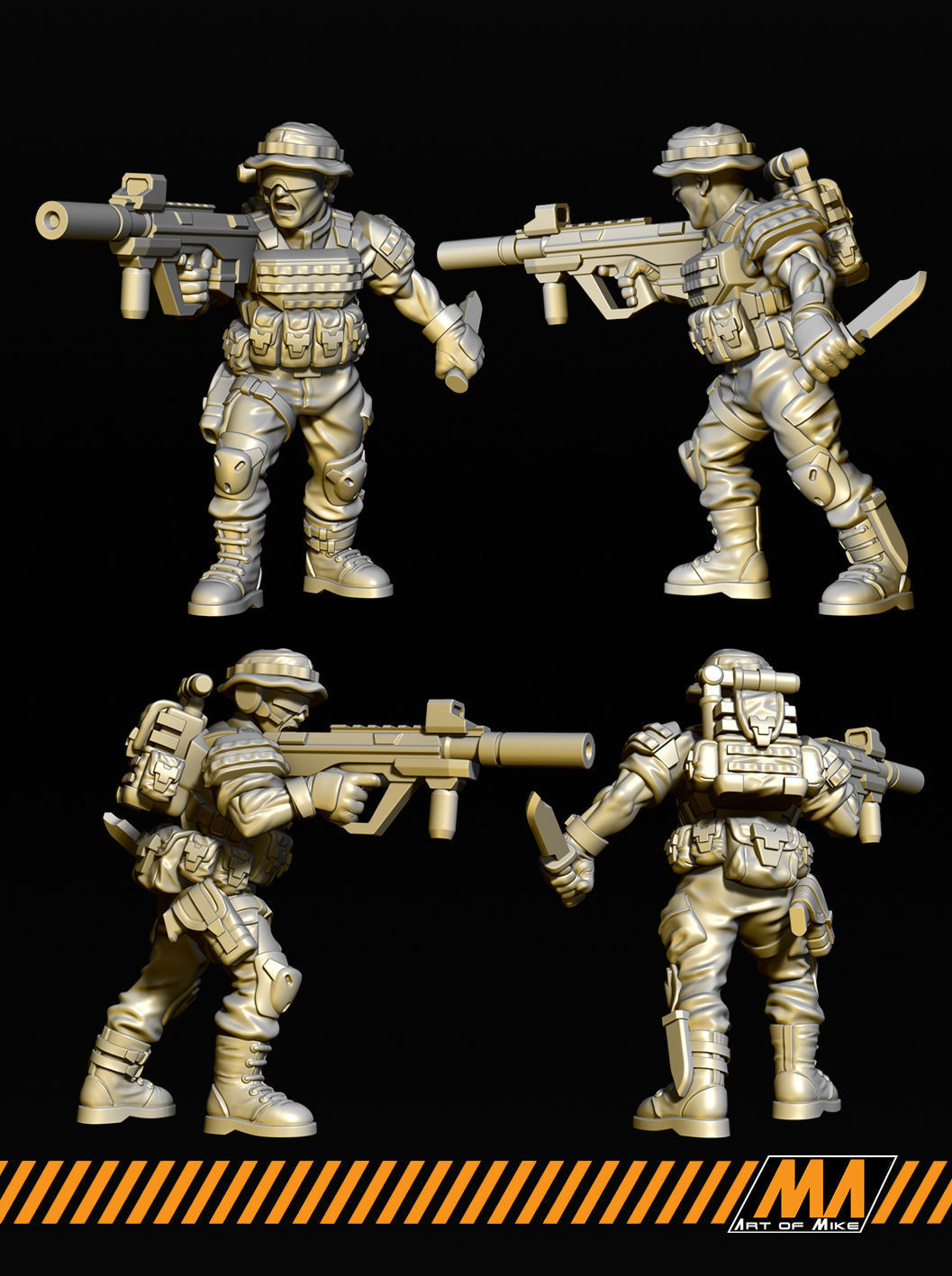 Scout Rangers 3D print model_12