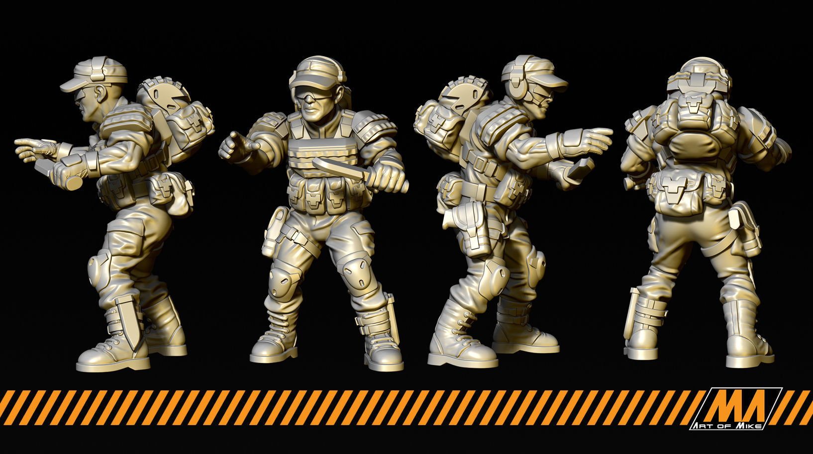 Scout Rangers 3D print model_9