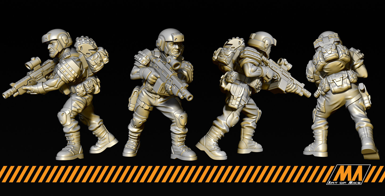 Scout Rangers 3D print model_4