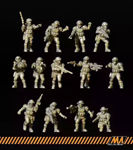 Scout Rangers 3D print model