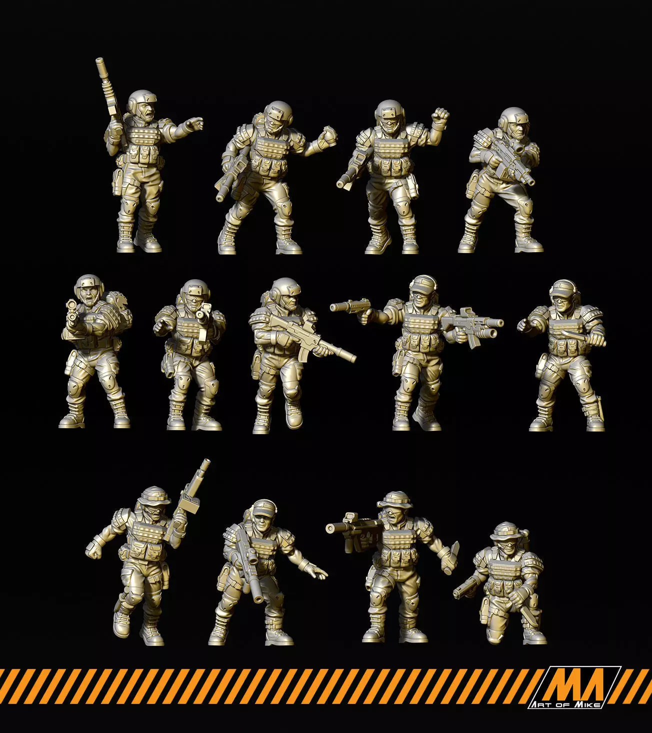 Scout Rangers 3D print model_0