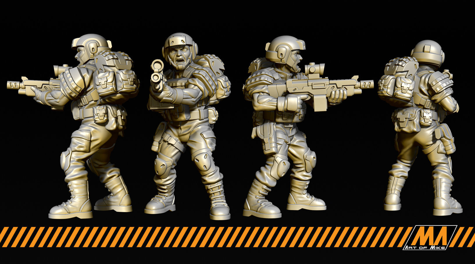 Scout Rangers 3D print model_5