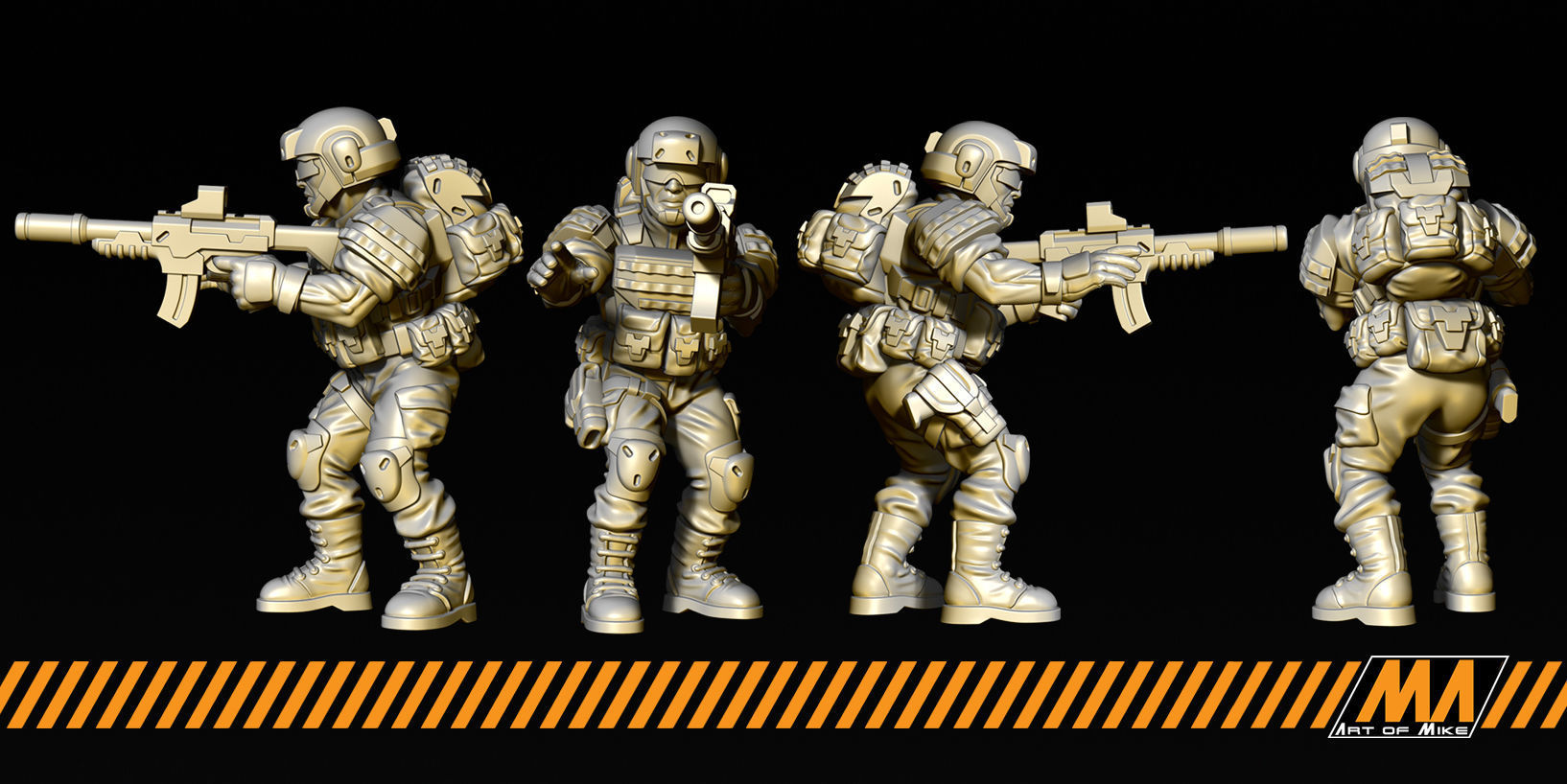 Scout Rangers 3D print model_6