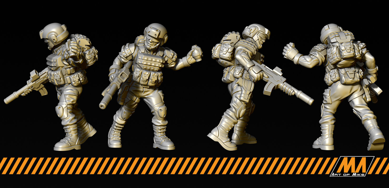 Scout Rangers 3D print model_2
